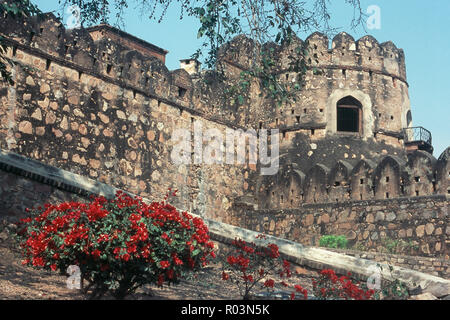 Bastion and gallery at Jhansi Fort, Jhansi, Uttar Pradesh, India, Asia Stock Photo