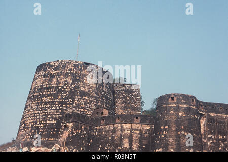 Bastion and fortification, Jhansi Fort, Jhansi, Uttar Pradesh, India, Asia Stock Photo