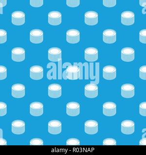 Building roll net pattern vector seamless blue Stock Vector