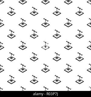 Tooth d printing pattern vector seamless Stock Vector