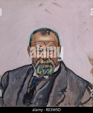Self-Portrait, Ferdinand Hodler, 1916, Zurich Kunsthaus, Zurich, Switzerland, Europe Stock Photo