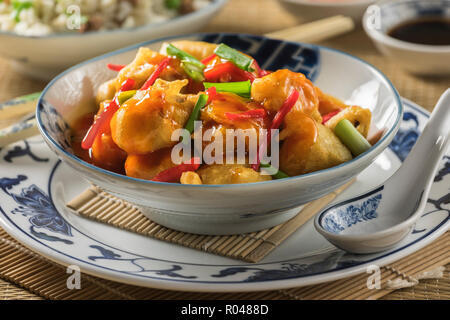 Sweet and sour pork. Chinese food Stock Photo