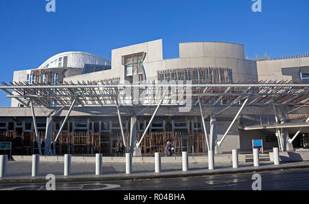 Scottish Parliament building, Holyrood, Edinburgh, Scotland, UK Stock Photo