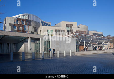 Scottish Parliament building, Holyrood, Edinburgh, Scotland, UK Stock Photo