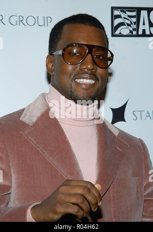 Kanye West arriving at the 3rd Annual Empowerment Coalition Pre-Grammy Brunch at the bevely Hilton in Los Angeles. February 12, 2005.WestKanye  Red Carpet Event, Vertical, USA, Film Industry, Celebrities,  Photography, Bestof, Arts Culture and Entertainment, Topix Celebrities fashion /  Vertical, Best of, Event in Hollywood Life - California,  Red Carpet and backstage, USA, Film Industry, Celebrities,  movie celebrities, TV celebrities, Music celebrities, Photography, Bestof, Arts Culture and Entertainment,  Topix, headshot, vertical, one person,, from the year , 2005, inquiry tsuni@Gamma-USA. Stock Photo