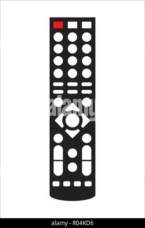Remote controller - icon, isolated on white background,flat vector illustration Stock Vector