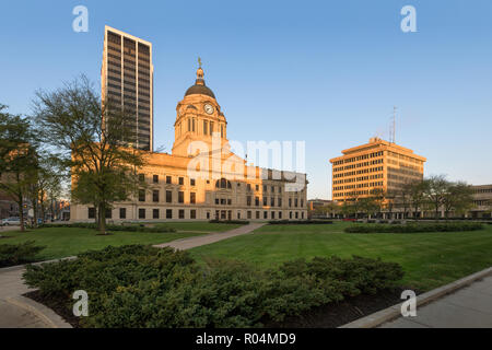 Allen County Courthouse at 715 South Calhoun Street in Fort Wayne, Indiana Stock Photo