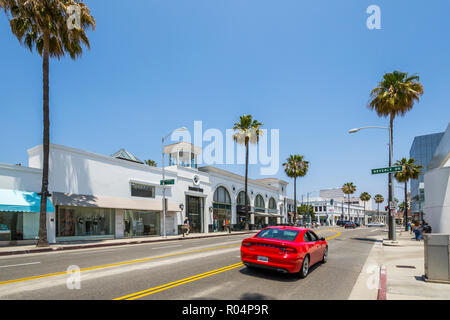 Santa Monica Boulevard street view in Beverly Hills - LOS ANGELES ...