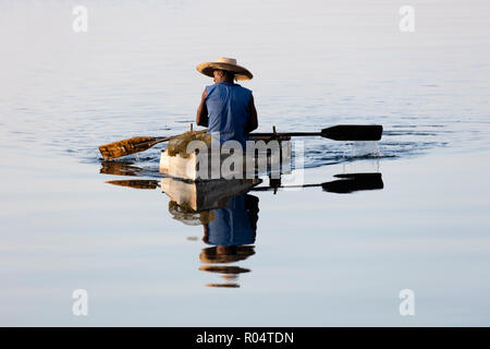 Small traditional fishing boat, made of wood, coloured, painted, Sicily  Stock Photo - Alamy