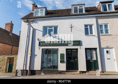 Church Stretton Town Council offices on High Street, Church Stretton, Shropshire Stock Photo