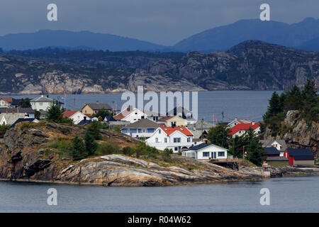 Ramsoyna Village, Askoy Island, Bergen, Hordaland County, Norway, Scandinavia, Scandinavia, Europe Stock Photo