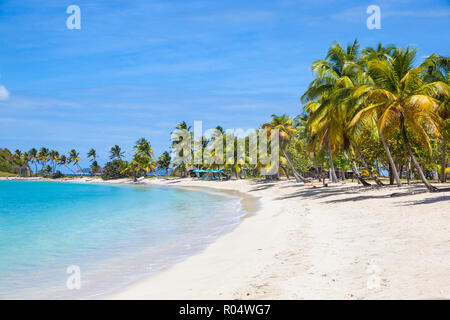 Saltwhistle Bay, Mayreau, The Grenadines, St. Vincent and The Grenadines, West Indies, Caribbean, Central America Stock Photo