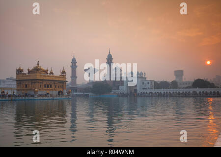 The Harmandir Sahib (The Golden Temple), Amritsar, Punjab, India, Asia Stock Photo