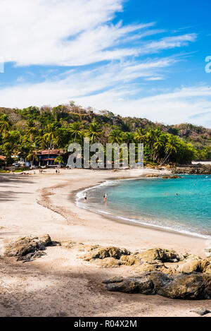 Montezuma Beach, Nicoya Peninsula, Puntarenas, Costa Rica, Central America Stock Photo