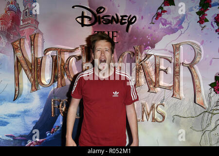 Dan Simpson attend The Nutcracker and the Four Realms - UK premiere at Vue Westfield, Westfield Shopping Centre, Ariel Way on 1st Nov 2018, London, UK. Stock Photo
