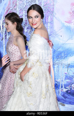 LONDON, UK. November 01, 2018: Keira Knightley at the European premiere of 'The Nutcracker and the Four Realms' at the Vue Westfield, White City, London. Picture: Steve Vas/Featureflash Credit: Paul Smith/Alamy Live News Stock Photo