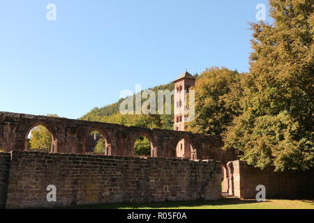 Das ehemalige Kloster Hirsau in Hirsau, einem Stadteil von Calw im Schwarzwald Stock Photo