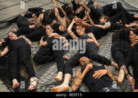 L269 animals rights defenders protest fishing and fish consummation ...