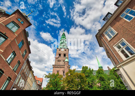 Copenhagen, Saint Nicholas Church (Kunsthallen Nikolaj) Stock Photo