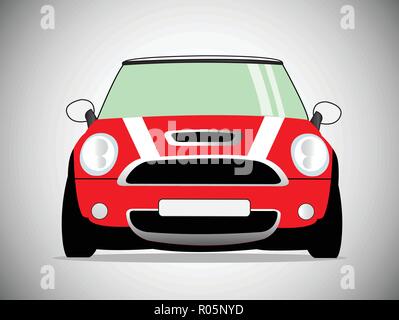 vector classic car. Vector Illustration Stock Vector