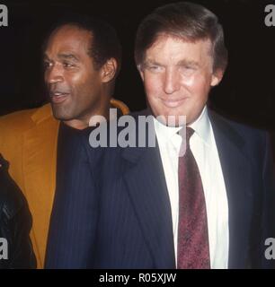 OJ Simpson Donald Trump 1993 Photo By John Barrett/PHOTOlink Stock ...