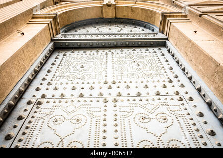 visiting Valencia among monuments and ancient buildings Stock Photo