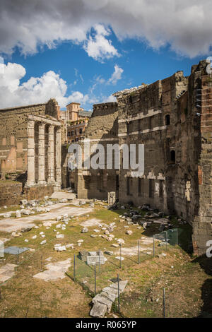 visiting the city of Rome among ruins and beautiful landscapes Stock Photo