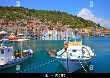 Gytheio, Mani Peninsula, The Peloponnese, Greece, Europe Stock Photo