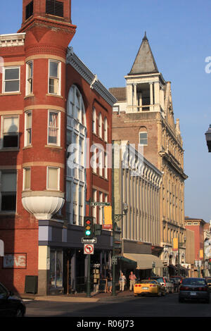 Beverly Street, in downtown Staunton, Virginia Stock Photo - Alamy