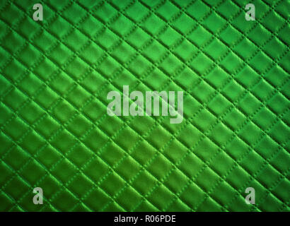 Green leather texture pattern background, Sofa Stock Photo