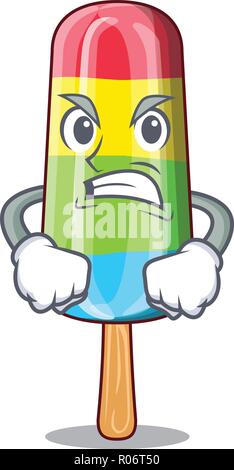 Angry colorful rainbow character cartoon Stock Vector Image & Art - Alamy