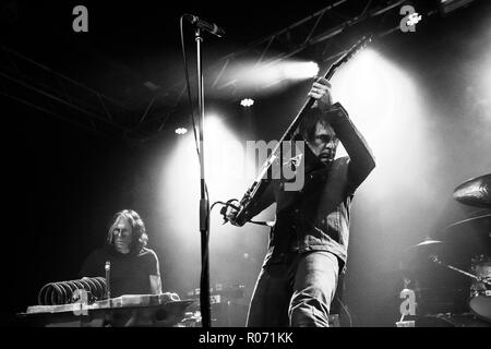 Jon Spencer and Bob Bert (Jon Spencer Blues Explosion) - 26th October 2018 - Leeds Stylus Stock Photo