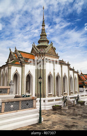 Phra Wiharn Yod at Wat Phra Kaew, Bangkok, Thailand. Stock Photo