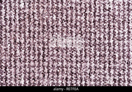 texture of soft gray-red floor carpet, close-up, as background Stock Photo