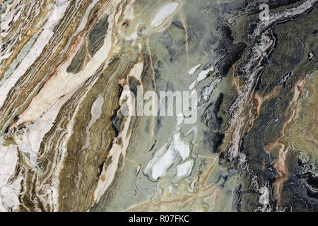 Stylish green quartzite background in light hue. Stock Photo