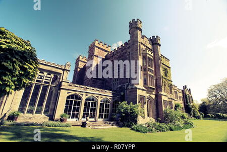 Hampton Court Castle, Herefordshire, England Stock Photo