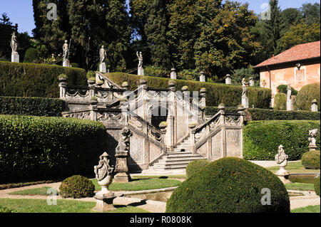 Italy, Lombardy, Olgiate Molgora, Villa Sommi Picenardi in 17th century Barocchetto Lombardo style with English garden and Italian style Stock Photo