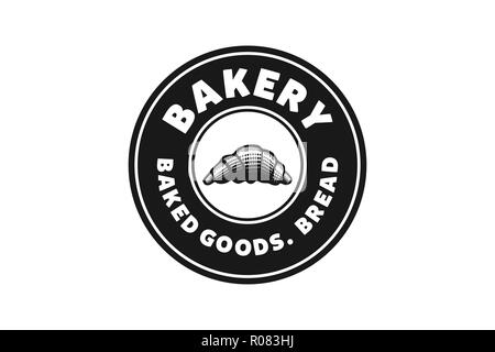 pastries, Vintage Bakery Shop Logo Designs Inspiration, Vector Illustration Stock Vector