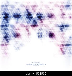 Geometric technological colorful abstract background vector design Stock Vector