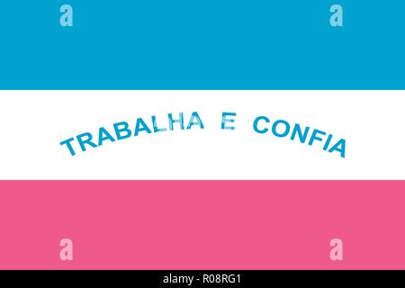 Simple flag state of Brazil. Espirito Santo Stock Vector