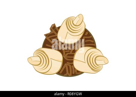 Ice cream logo Designs Inspiration Isolated on White Background Stock Vector