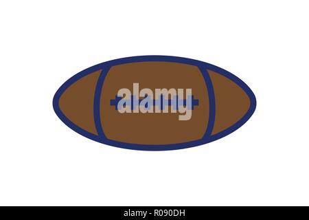 american foot ball logo icon Designs Inspiration Isolated on White Background Stock Vector