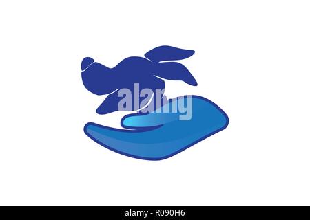 silhouette head dog, pet care logo Designs Inspiration Isolated on White Background Stock Vector