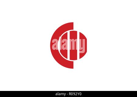 initial C O logo Designs Inspiration Isolated on White Background Stock Vector