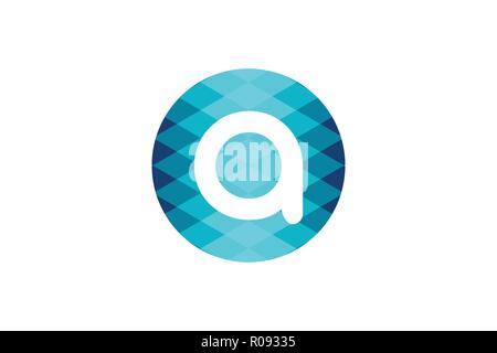 Letter A technology Logo Designs Inspiration Isolated on White Background Stock Vector