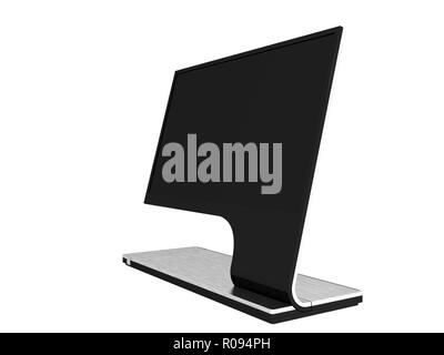 3d render of lcd monitor Stock Photo