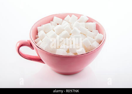 refined sugar in a cup Stock Photo