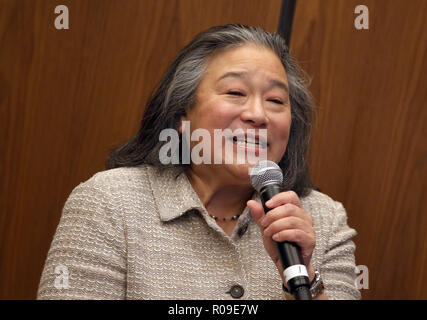 Los Angeles, Ca, USA. 2nd Nov, 2018. Tina Tchen, at TheWrap's Power Women's Summit Inside at the InterContinental Hotel in Los Angeles, California on November 2, 2018. Credit: Faye Sadou/Media Punch/Alamy Live News Stock Photo