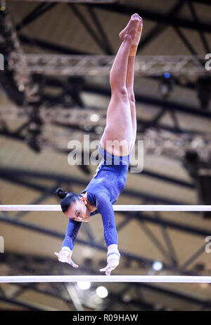 Rebecca Downie ( GBR ), Artistic Gymnastics, Women's Uneven Bars Final ...