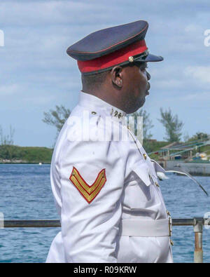 Nassau, New Providence, Bahamas. 16th Jan, 2009. An officer of the Royal Bahamas Police Force in Nassau, capital of the Bahamas, and a popular cruise-ship destination. Credit: Arnold Drapkin/ZUMA Wire/Alamy Live News Stock Photo